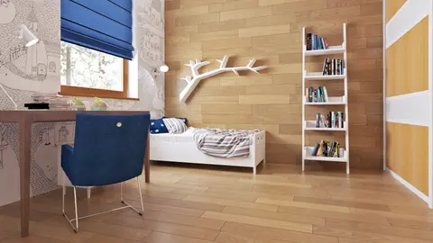 home project Z16 D – interior arrangement, w technologii drewnianej