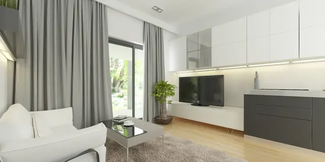 gotowy projekt domu Z544 – aranżacja wnętrz, Budynek rekreacji indywidualnej o powierzchni zabudowy 35m2 na zgłoszenie