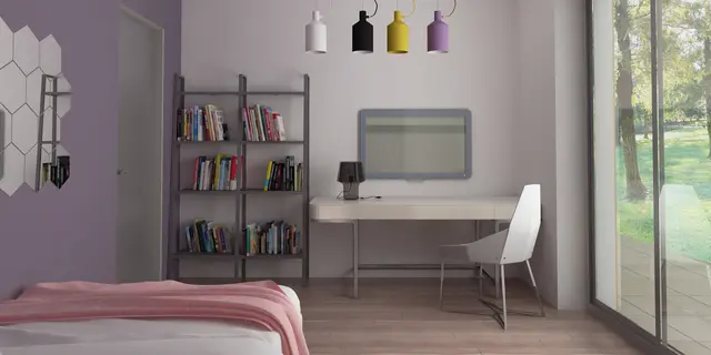 gotowy projekt domu Z317 – aranżacja wnętrz, współczesny dom parterowy z odwróconym układem pomieszczeń, dachem wielospadowym