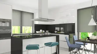 gotowy projekt domu ZX554 – aranżacja wnętrz, Nowoczesny piętrowy dom na planie kwadratu
