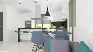gotowy projekt domu Zx554 D – aranżacja wnętrz, Projekt domu w kształcie kostki