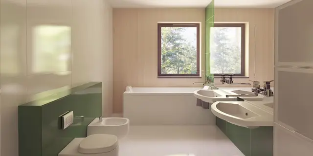 gotowy projekt domu Z388 D A – aranżacja wnętrz, Wariant ze zmienionym układem funkcjonalnym i instalacjami