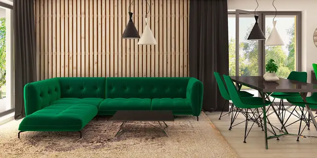 gotowy projekt domu Z388 B – aranżacja wnętrz, Powiększony wariant z garażem jednostanowiskowym