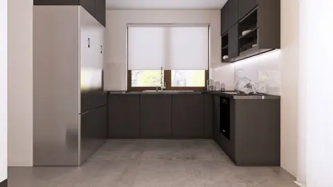 gotowy projekt domu Z252 DzF – aranżacja wnętrz, Projekt z budową w technologii drewnianej prefabrykowanej - Dom z Fabryki