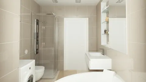 gotowy projekt domu Z262 D DzF – aranżacja wnętrz, Projekt z budową w technologii drewnianej prefabrykowanej- Dom z Fabryki