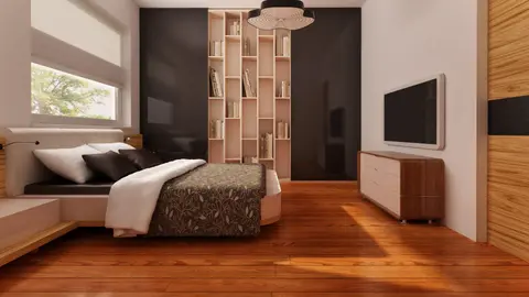 gotowy projekt domu Z7 35 + – aranżacja wnętrz, Powiększony wariant projektu z kątem nachylenia dachu 35 st.