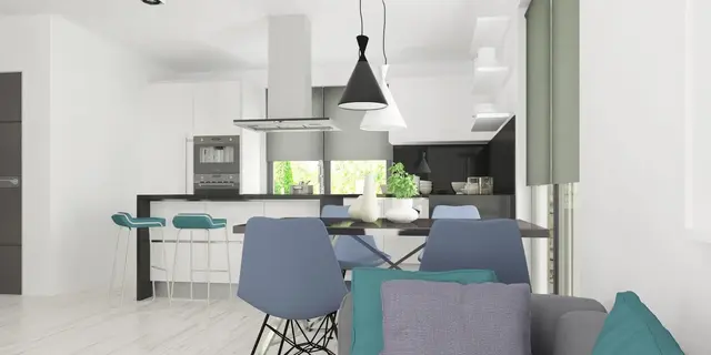 gotowy projekt domu Zx554 D DOMiKON – aranżacja wnętrz, Projekt domu w kształcie kostki