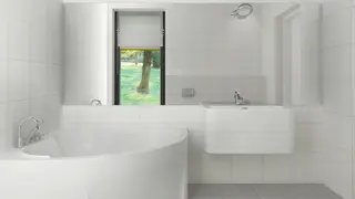 gotowy projekt domu Z459 D EcoDom – aranżacja wnętrz, Dom o powierzchni 126 m2 z dachem dwuspadowym, 4 pokojami oraz dużym salonem
