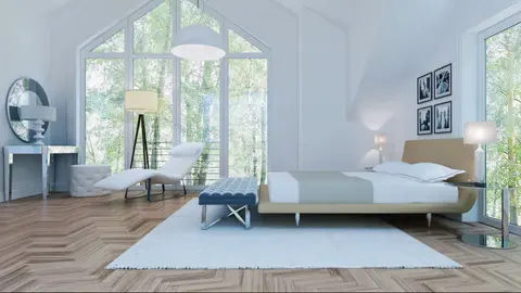 gotowy projekt domu Z226 D EcoDom – aranżacja wnętrz, Wygodny, kompaktowy dom z poddaszem użytkowym, nowoczesną lukarną.