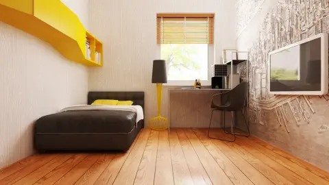 gotowy projekt domu Z7 P OPTIMUS – aranżacja wnętrz, Wariant z poddaszem w technologii drewnianej prefabrykowanej "Domy Przyszłości"