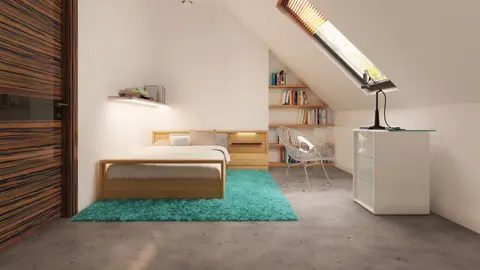 gotowy projekt domu Z114 GL2 – aranżacja wnętrz, z garażem dwustanowiskowym