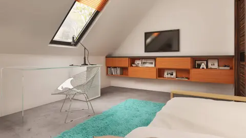 gotowy projekt domu Z114 GL2 – aranżacja wnętrz, z garażem dwustanowiskowym