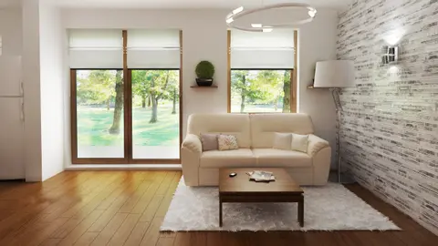 home project Z60 – interior arrangement, Mały, zgrabny i tani w budowie dom z werandą. Sprawdzi się również jako letniskowy.