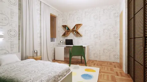 home project Z191 – interior arrangement, Funkcjonalny parterowy dom z dachem dwuspadowym oraz opcją adaptacji poddasza.