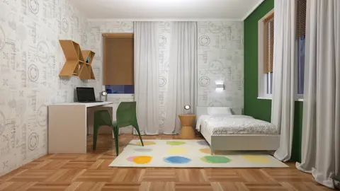 gotowy projekt domu Z191 – aranżacja wnętrz, Funkcjonalny parterowy dom z dachem dwuspadowym oraz opcją adaptacji poddasza.