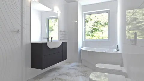 home project Z295 – interior arrangement, Zgrabny dom o nowoczesnym wyglądzie z dachem kopertowym, także na wąską działkę.
