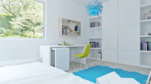 home project Z295 – interior arrangement, Zgrabny dom o nowoczesnym wyglądzie z dachem kopertowym, także na wąską działkę.