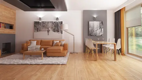 gotowy projekt domu Z287 – aranżacja wnętrz, Zgrabny dom parterowy z kotłownią na paliwo stałe i kuchnią od strony ogrodu.