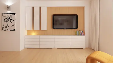 home project Z69 – interior arrangement, Wygodny, parterowy dom z 3 sypialniami, przestronnym salonem i zadaszonym tarasem.