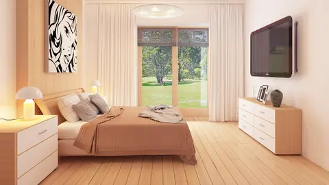 home project Z69 – interior arrangement, Wygodny, parterowy dom z 3 sypialniami, przestronnym salonem i zadaszonym tarasem.