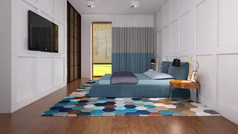 home project Zx106 – interior arrangement, Nowoczesny dom parterowy o wyjątkowym stylu z funkcjonalnym wnętrzem.