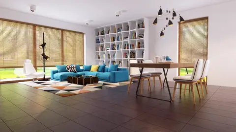 home project Zx106 – interior arrangement, Nowoczesny dom parterowy o wyjątkowym stylu z funkcjonalnym wnętrzem.