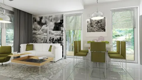home project Z269 – interior arrangement, Kompaktowy dom z poddaszem i garazem w bryle, 4 sypialnie i dodatkowy pokój na parterze
