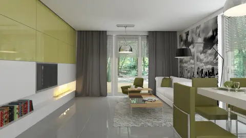 home project Z269 – interior arrangement, Kompaktowy dom z poddaszem i garazem w bryle, 4 sypialnie i dodatkowy pokój na parterze