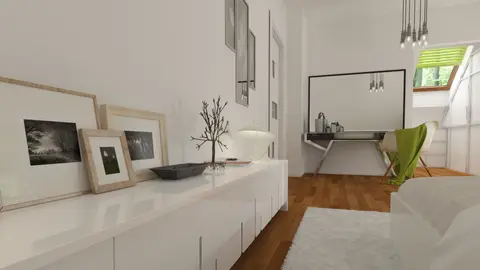home project Z269 – interior arrangement, Kompaktowy dom z poddaszem i garazem w bryle, 4 sypialnie i dodatkowy pokój na parterze