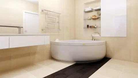 home project Zx45 – interior arrangement, Nowoczesny dom piętrowy z garażem od frontu o przestronnym i wygodnym wnętrzu.