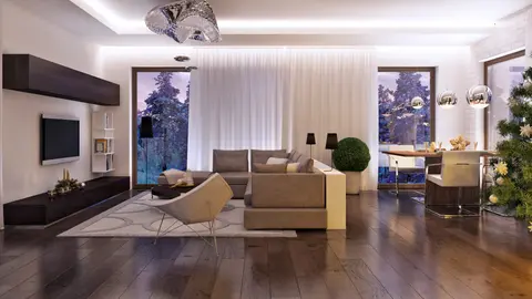 home project Zx45 – interior arrangement, Nowoczesny dom piętrowy z garażem od frontu o przestronnym i wygodnym wnętrzu.