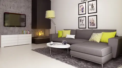 home project Z174 – interior arrangement, Dom z poddaszem użytkowym na bardzo wąską działkę 