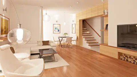 home project Zb4 sp prawy – interior arrangement, wersja ze stropem płytowym; zmieniono układ luksferów na ścianie bocznej
