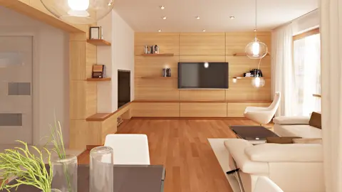 home project Zb4 sp prawy – interior arrangement, wersja ze stropem płytowym; zmieniono układ luksferów na ścianie bocznej