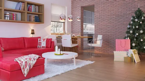 home project Z253 – interior arrangement, Parterowy dom z dwuspadowym dachem, tani w budowie i eksploatacji.