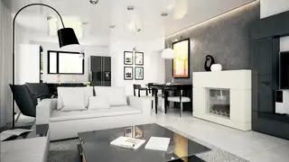 home project Z230 – interior arrangement, Funkcjonalny parterowy dom z możliwością adaptacji poddasza. 
