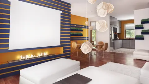 home project Z304 – interior arrangement, Optymalny, tani w budowie z dachem dwuspadowym projekt domu. 