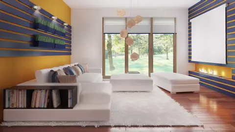 home project Z304 – interior arrangement, Optymalny, tani w budowie z dachem dwuspadowym projekt domu. 