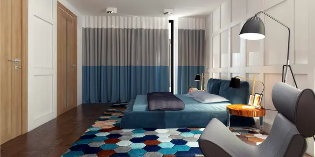 gotowy projekt domu Z306 – aranżacja wnętrz, Przestronny dom z poddaszem użytkowym, garażem 2-stanowiskowym oraz lukarną