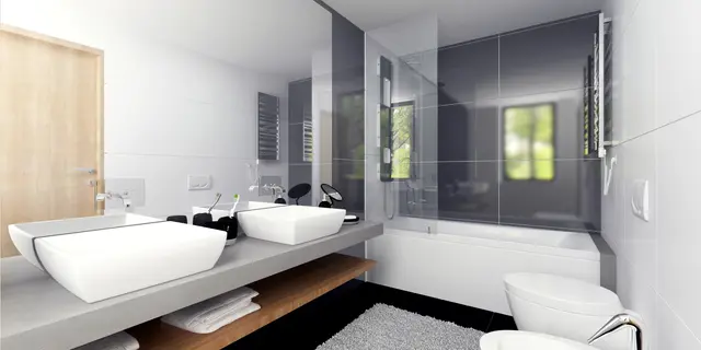 gotowy projekt domu Z306 – aranżacja wnętrz, Przestronny dom z poddaszem użytkowym, garażem 2-stanowiskowym oraz lukarną