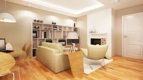 gotowy projekt domu Z78 – aranżacja wnętrz, Projekt domu parterowego z kuchnią i salonem od ogrodu, tani w budowie.