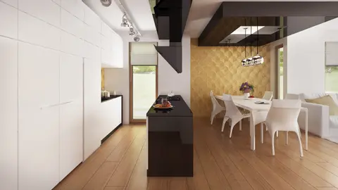 gotowy projekt domu Zx116 – aranżacja wnętrz, Komfortowy dom parterowy w nowoczesnym stylu 