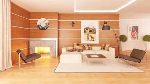 home project Z281 stu – interior arrangement, wariant ze stropem betonowym