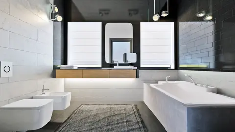home project Zx63 B – interior arrangement, Nowoczesny dom z dachem kopertowym