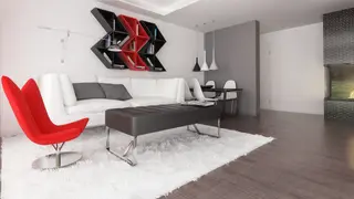 gotowy projekt domu Zx117 – aranżacja wnętrz, Nowoczesny parterowy dom z otwartym garażem o pow. użytkowej 100m2