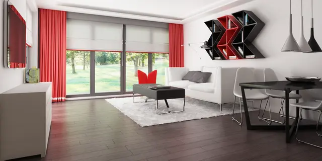 gotowy projekt domu Zx117 – aranżacja wnętrz, Nowoczesny parterowy dom z otwartym garażem o pow. użytkowej 100m2