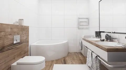 home project Z67 A – interior arrangement, Parterowy dom z pięcioma pokojami