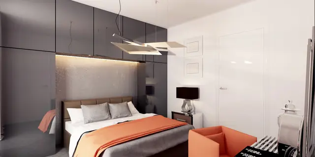 gotowy projekt domu Z320 – aranżacja wnętrz, Dom z poddaszem użytkowym oraz garażem dwustanowiskowym , dach dwuspadowy 