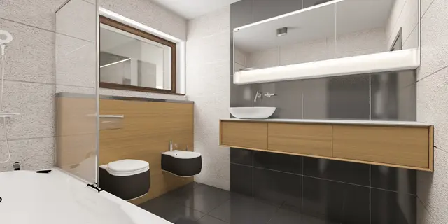 gotowy projekt domu Zx185 – aranżacja wnętrz, Dom parterowy, nowoczesny z 4 sypialniami i garażem jednostanowiskowym