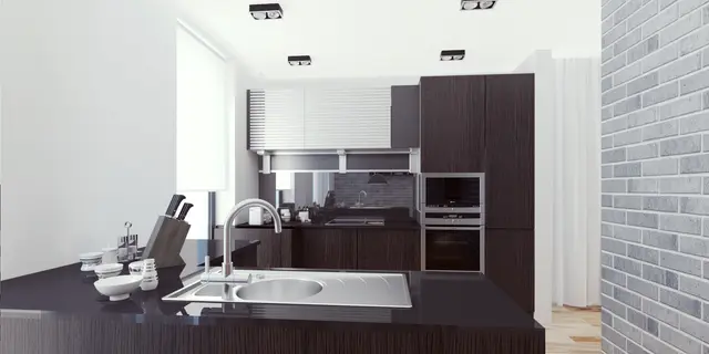 gotowy projekt domu Zx67 – aranżacja wnętrz, Parterowy dom w nowoczesnym stylu, z dużymi przeszkleniami na wąską działkę.